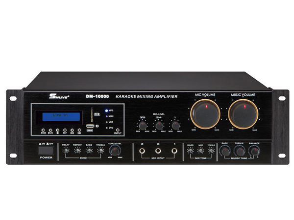 DM-10000  專業(yè)卡拉OK功放機(jī)1、帶藍(lán)牙，USB/SD(播放MP3)